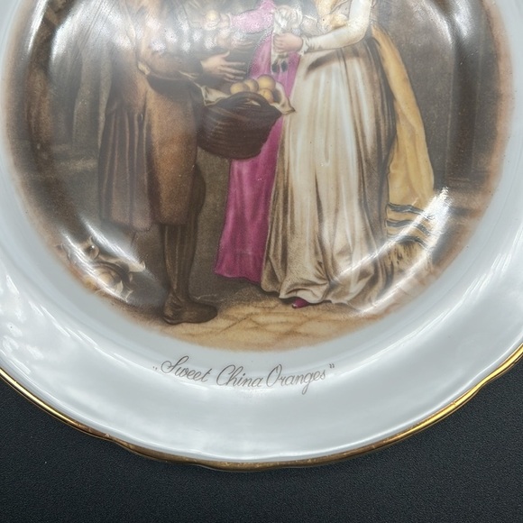 Rare Set of Two Vintage Decorative Plates, “Cries of London” Series 8" Numbered - Picture 11 of 15